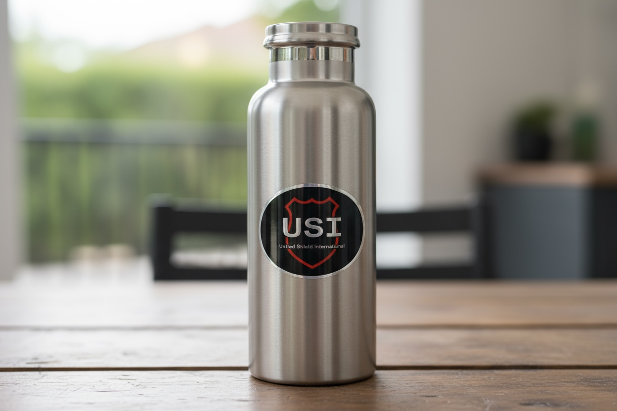 Silver Mylar USI Logo Sticker