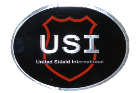 Silver Mylar USI Logo Sticker